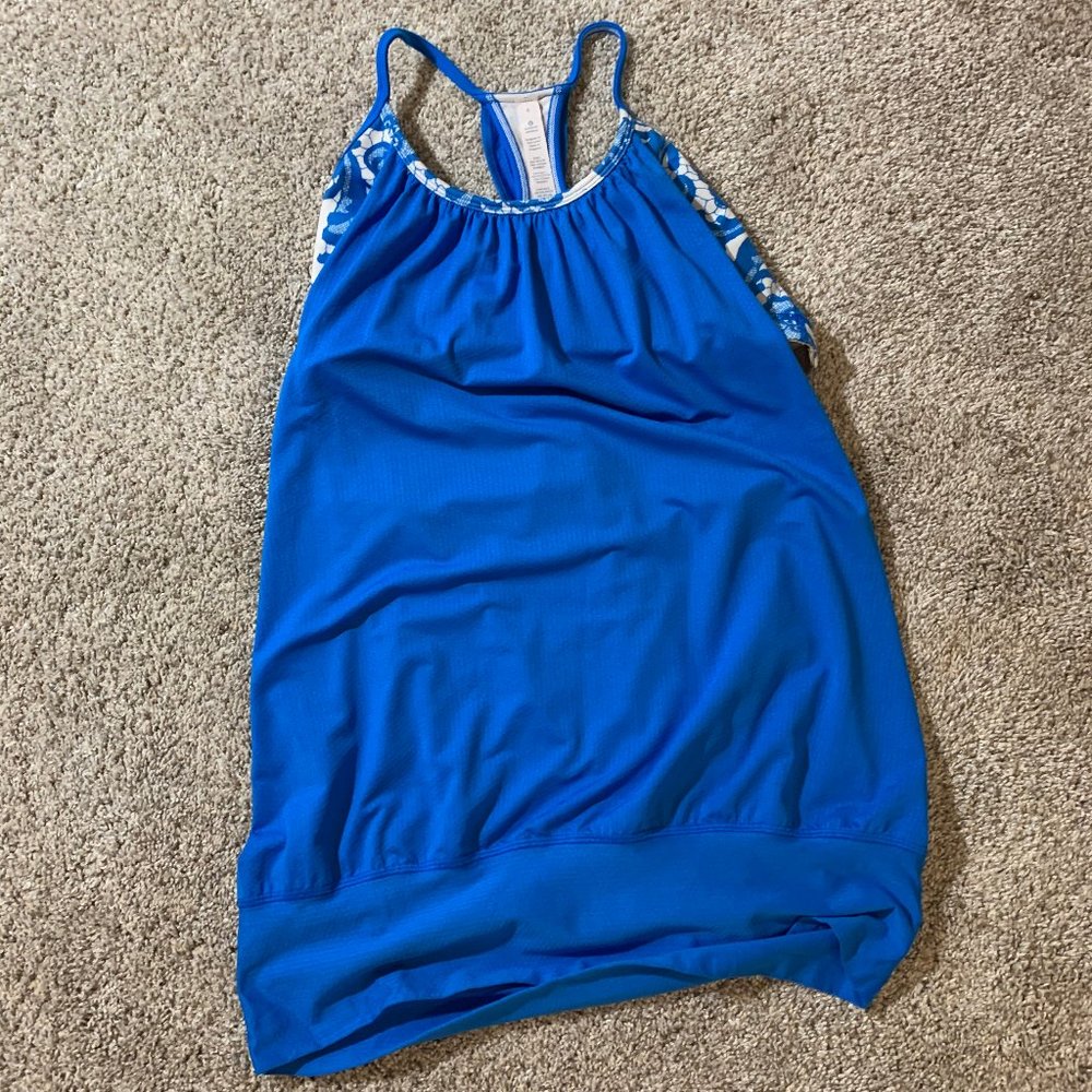 Lululemon No Limits Tank Blue Size 8